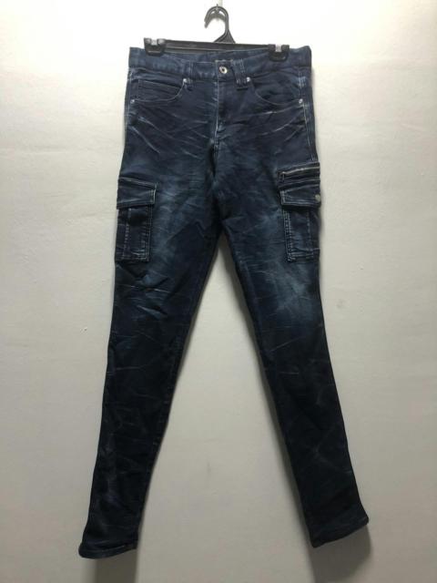 Other Designers Japanese Brand - SEMANTIC DESIGN Denim Pants Scretch Slim Cargo Style Japan