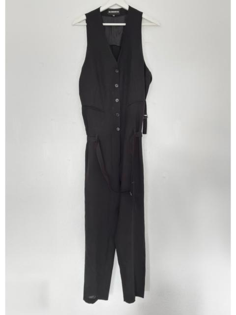 Ann Demeulemeester Ann Demeulemeester 1990s Lace-Up Wool Archive Jumpsuit