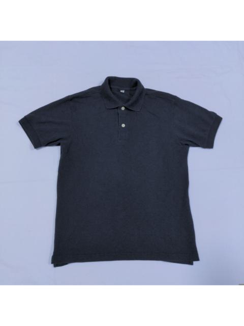 Other Designers Vintage Uniqlo Sunfaded Black Polo Shirt