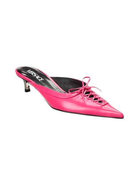 Versace Pin-Point Leather Mule