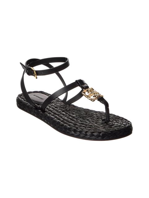 Givenchy Givenchy 4G Liquid Leather Sandal