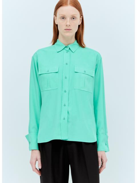 Max Mara Max Mara Women Flap Pockets Silk Shirt