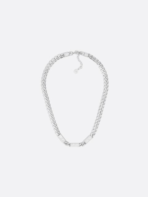Dior Cannage Chain Link Necklace