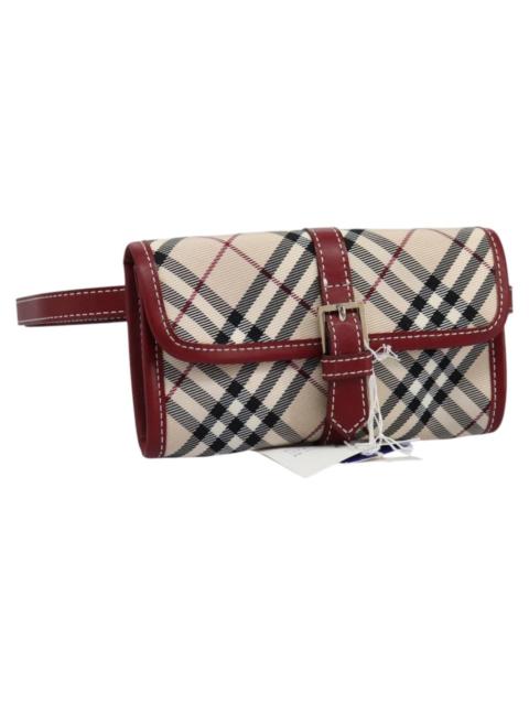 Burberry Nova Check Blue Label Waist Bag Canvas Beige