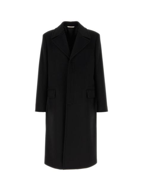 Valentino Garavani Man Black Wool Blend Coat