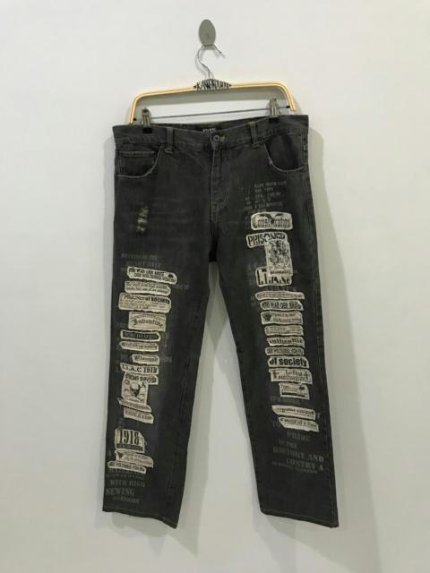 Other Designers Japanese Brand - IN THE ATTIC Distressed Number Nine Inspired Jeans
