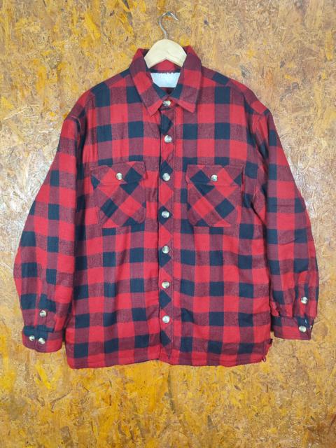 Other Designers Japanese Brand - Bugle Sherpa Flannel Wool Button Up