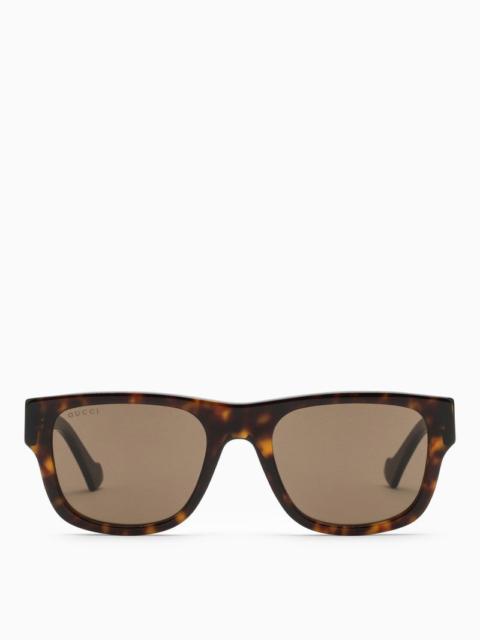 Gucci Square Tortoiseshell Sunglasses Men