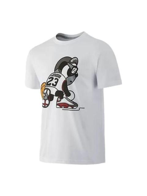 Jordan Air Jordan 13 Love Panda T-Shirt 'White' 777550-100