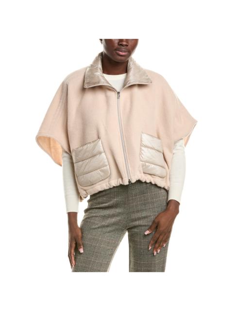 Herno Herno Resort Wool & Cashmere-Blend Poncho