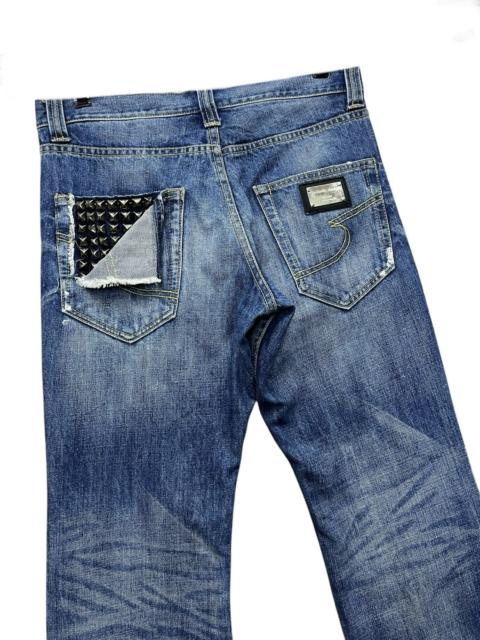 Other Designers semanticdesign - 🔥SEMANTIC DESIGN Paint Splatter Grunge Studded Flare Denim