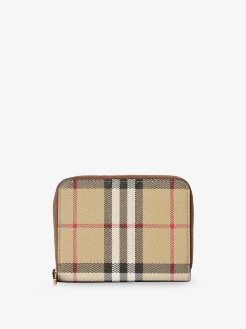 Burberry Burberry Coated Canvas With Check Pattern