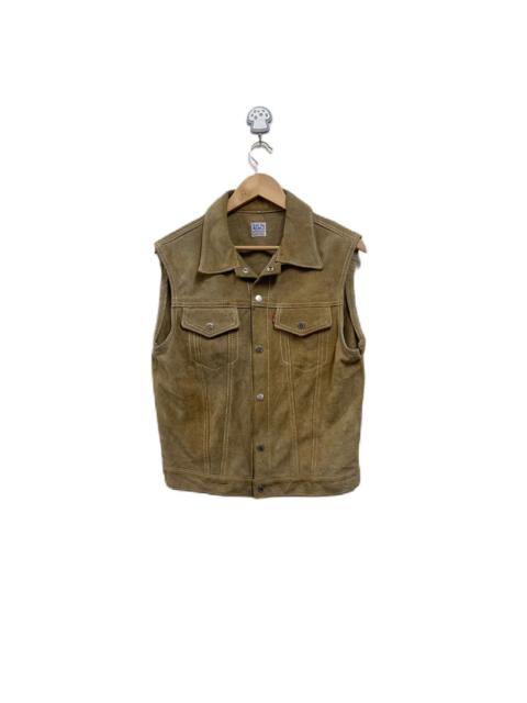 🔥 Let it ride japan vest leather suede