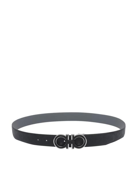 FERRAGAMO Ferragamo Men Adjustable And Reversible Gancini Belt