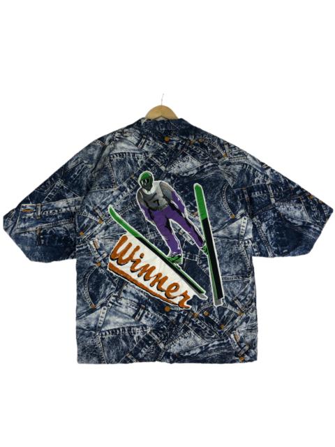 Other Designers Vintage - Vintage Winner Snowboard Kimono Jacket Ski Jacket