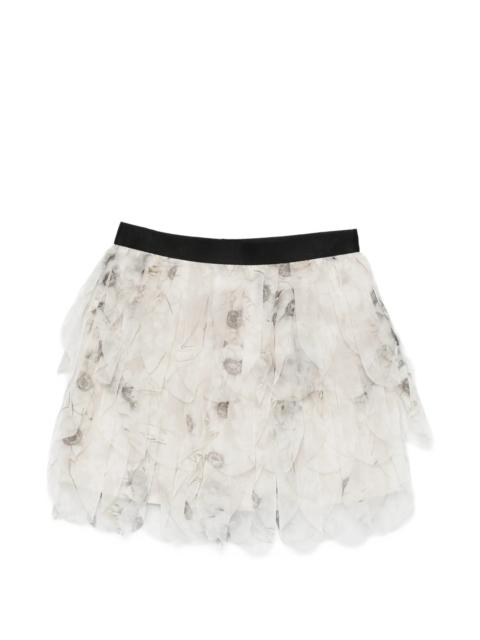 Max Mara Max Mara Ruffled Mini Skirt