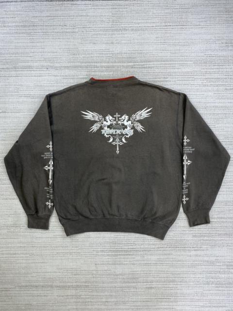 Other Designers Japanese Brand × Seditionaries × Vintage - Vintage Cross Logo Dragonfly Japan Sweatshirt