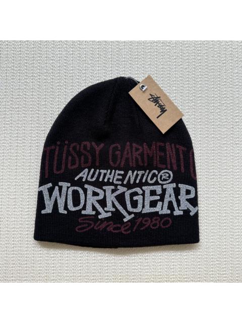 Stüssy Stussy Workgear Print Skull Cap Beanie Hat / Black