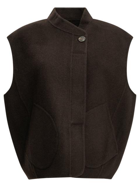 soeur Soeur Adeline Sleeveless Jacket Brown Women