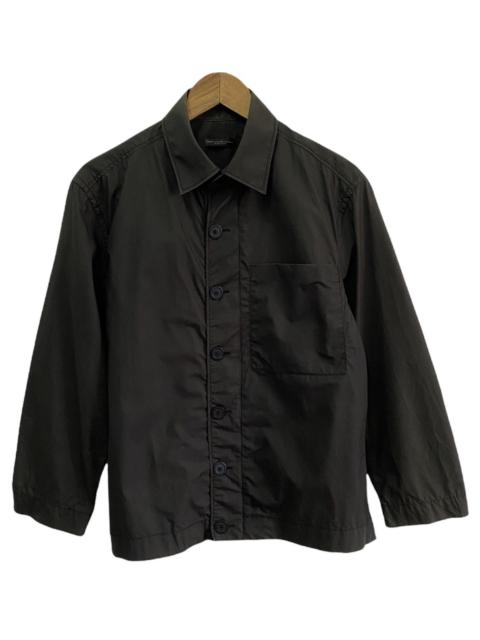 Other Designers Designer - DONNA KARAN MINIMALIST BUTTON COLLAR JACKET