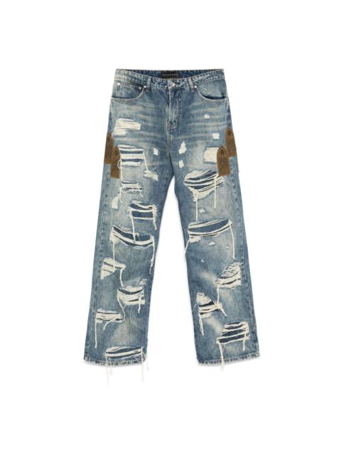 Side Patch Relaxation jeans