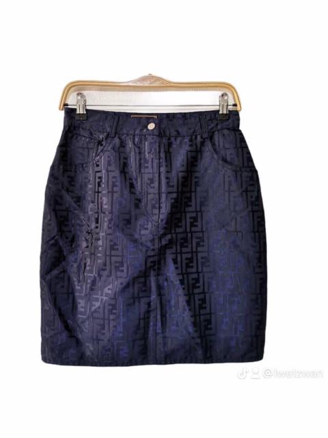 FENDI Vintage Fendi Monogram Mini Skirt