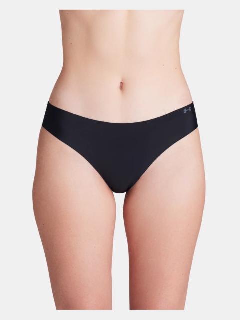 Under Armour Women's UA Pure Stretch 3-Pack No Show Bikini