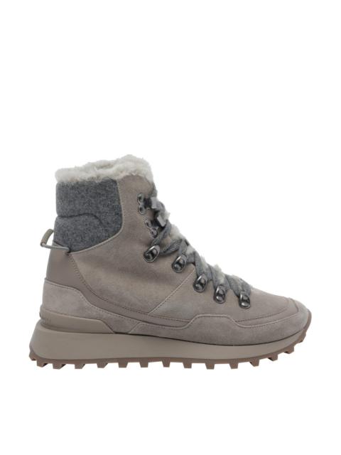 Brunello Cucinelli Brunello Cucinelli Women Suede, Knit And Shearling Runners