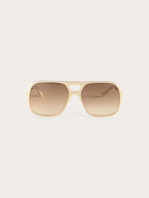 PUCCI METAL AVIATOR SUNGLASSES