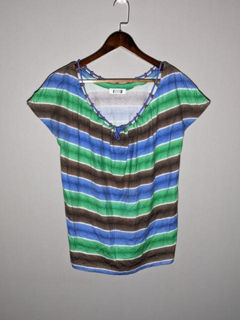 ISSEY MIYAKE Vintage Issey Miyake IS Multicolor Stripes Shirt