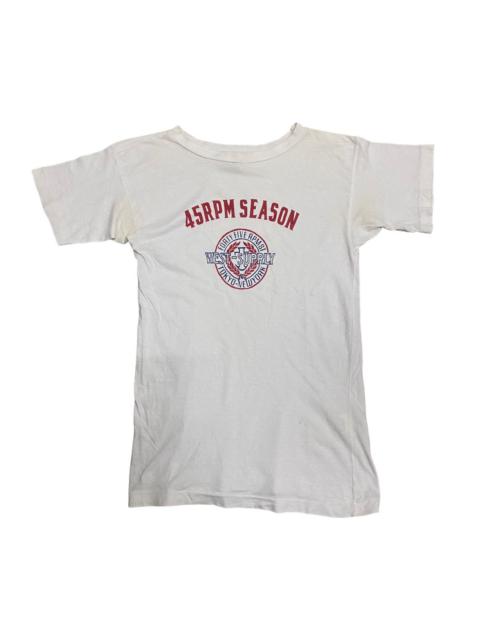 Other Designers Vintage 45rpm Season Japanese White Tee