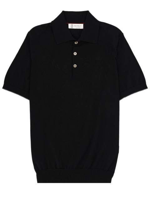 Brunello Cucinelli MAGLIA POLO IN COTONE
