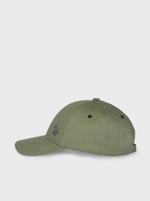 Paul Smith Dark Green Zebra Logo Baseball Cap