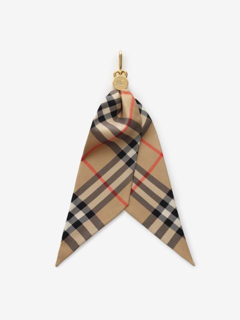 Burberry Check Silk Scarf Charm