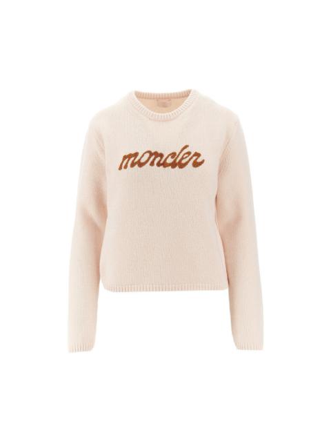 Moncler WOOL AND CASHMERE SWEATER WITH LOGO