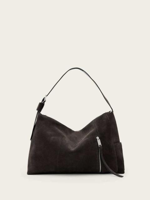 ALLSAINTS ALBA SUEDE SHOULDER BAG