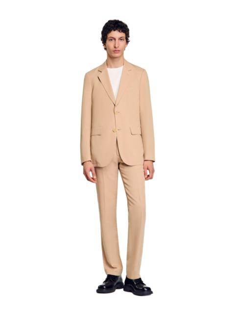 SANDRO Suit jacket in Nut at Nordstrom
