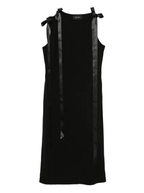 Simone Rocha bow strap-detail midi dress