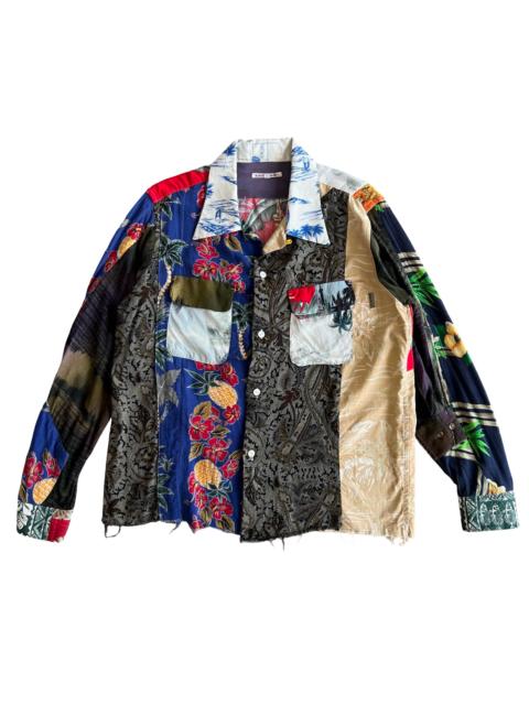 NEEDLES Needles Rebuild Button Up Shirt SZ M