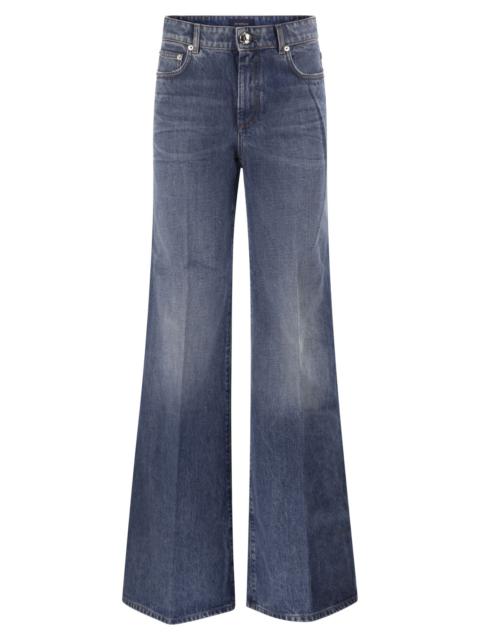 Sportmax Sportmax Women Spdmeandro - Flared Cotton Denim Jeans
