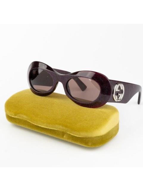 GUCCI SALE! NEW Gucci GG1696S 003 Violet Women Oval Sunglasses GG 1696S