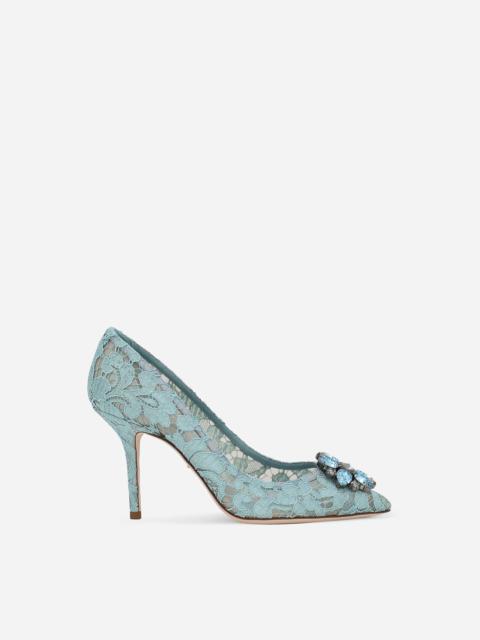 Dolce & Gabbana Pump in Taormina lace with crystals