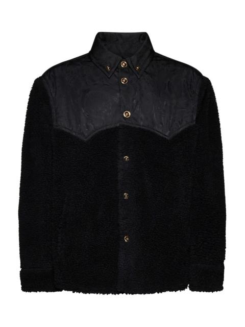 VERSACE Black Fleece Jacket