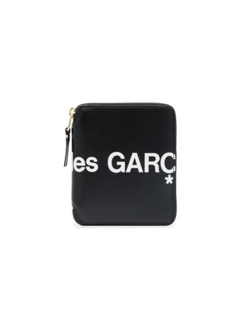 Comme Des Garçons Wallet logo-print zip-fastening wallet