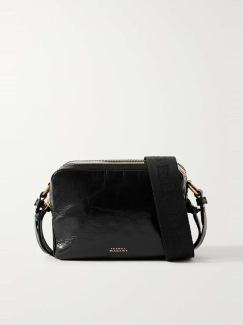 Wardy crinkled-leather shoulder bag