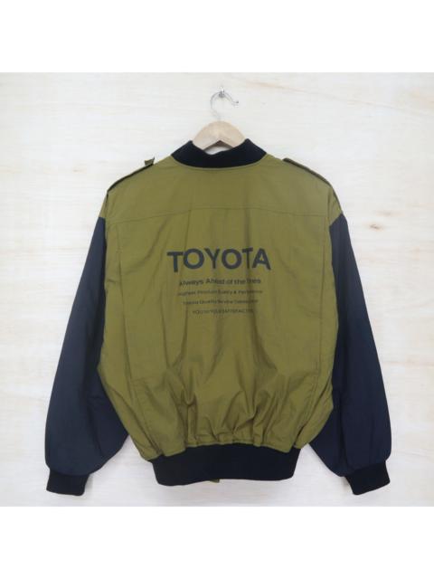 Other Designers Vintage 90s TOYOTA Big Logo Bomber Windbreaker Racing Team Jacket 