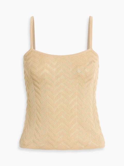 Missoni Crochet-knit cotton-blend tank