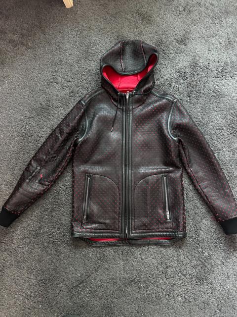 Givenchy Givenchy Cross Cutout Leather Jacket