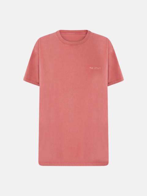 THE ATTICO FADED TERRACOTTA T-SHIRT
