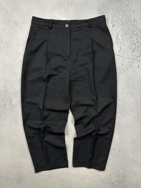 Acne Studios Acne Studios Tailored Wool Blend Cropped Trousers Minimalist